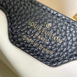 capucines bb 27 black taurillon leather gold hardware