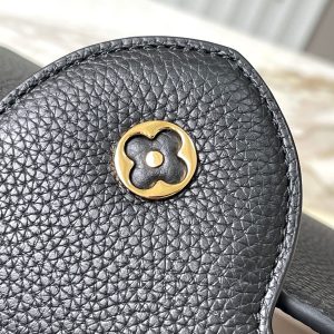 capucines bb 27 black taurillon leather gold hardware