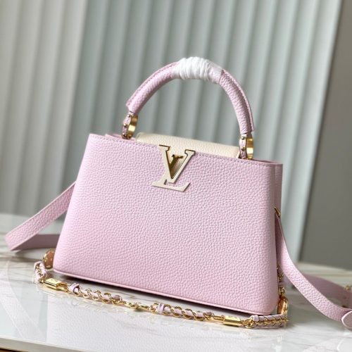 img_460b6f34_20240413_a1712988182594_1383_jpg capucines bb 27 pink taurillon leather gold hardware