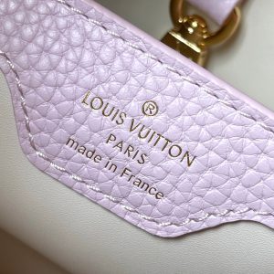 capucines bb 27 pink taurillon leather gold hardware