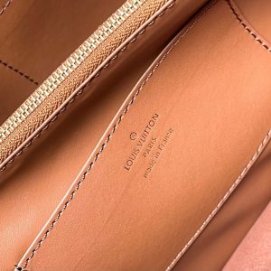 CAPUCINES GM 38CM BROWN ORANGE TAURILLON LEATHER