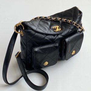 img_4719e779_20240629_i1719660482_7298_1_jpg Chanel 25 Hobo Bag Black Lambskin