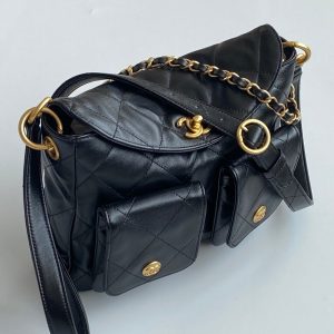 img_4719e779_20240629_i1719660482_7564_2_jpg Chanel 25 Hobo Bag Black Lambskin