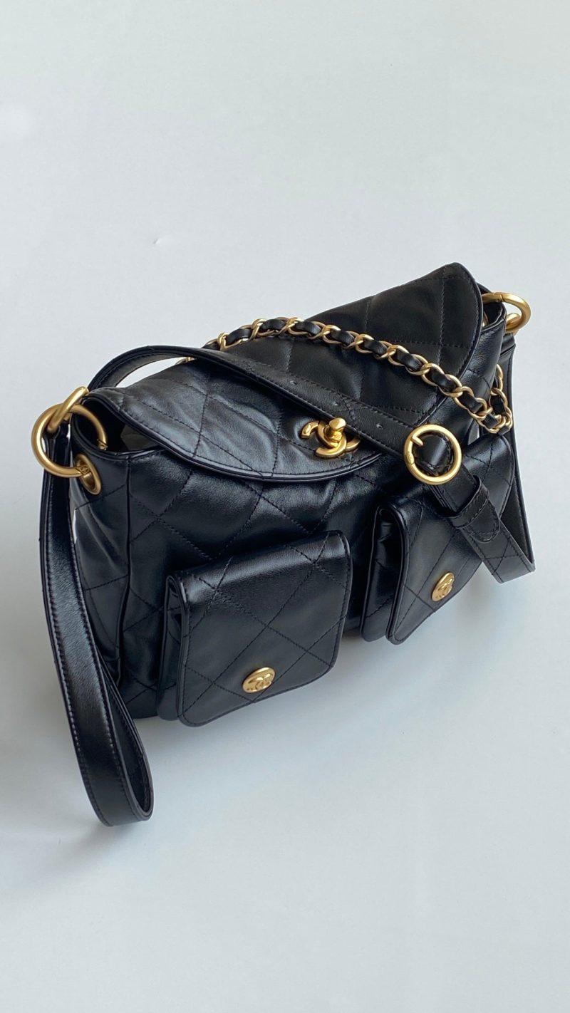 img_4719e779_20240629_i1719660482_7564_2_jpg Chanel 25 Hobo Bag Black Lambskin