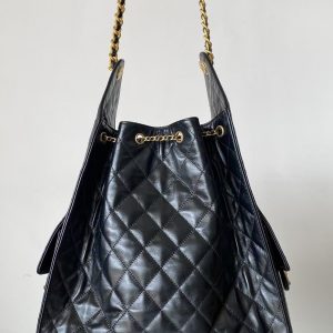 img_4719e779_20241205_o_1ieah8qhaf1i15ge16841tf7hef0_jpeg CC 25C Hobo Bags 40cm Black Calfskin