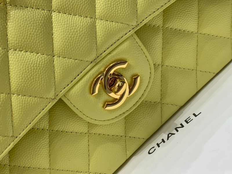 img_47d61fad_20231020_i1697780115_1724_3_jpg Small Classic Flap Bag 23cm Yellow Caviar Gold Hardware