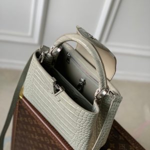 CAPUCINES BB 27 GREY TAURILLON SILVER HARDWARE