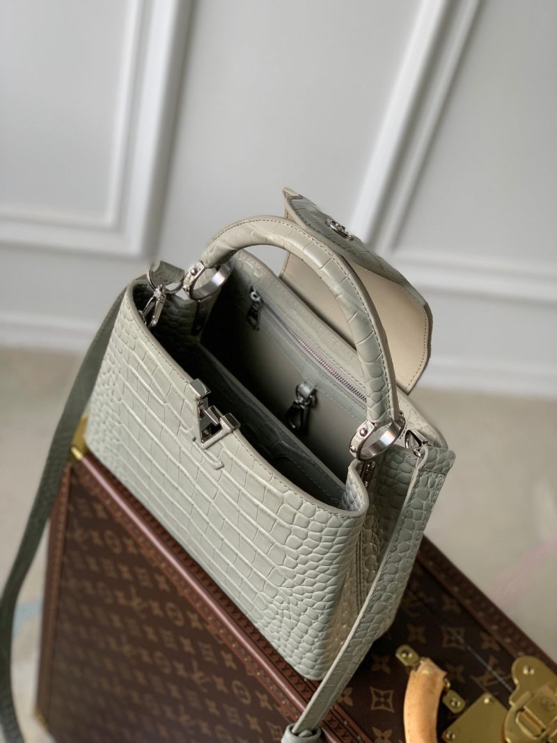 CAPUCINES BB 27 GREY TAURILLON SILVER HARDWARE