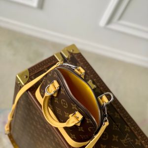 alma nano 18 monogram canvas yellow calfskin