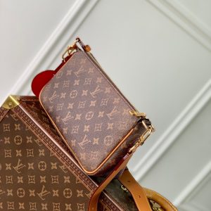Lv Pochette Accessoire XL Brown Monogram