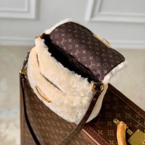 Lv Sunset 27 Brown Monogram Wool