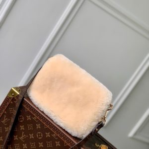Lv Sunset 27 Brown Monogram Wool