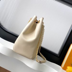 Anytime 42cm Tote Bag Cream Gold Empreinte leather 250725
