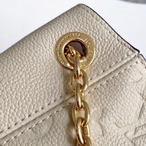 Anytime 42cm Tote Bag Cream Gold Empreinte leather 250725