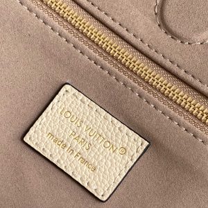 Anytime 42cm Tote Bag Cream Gold Empreinte leather 250725