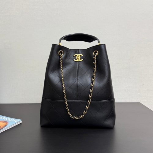 img_533a7dc2_20250607_i1749306577008_1617_0_0_jpg CC 25A Tote Bag 28cm Black Calfskin