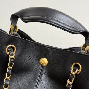 img_533a7dc2_20250607_i1749306578631_6176_0_6_jpg CC 25A Tote Bag 28cm Black Calfskin