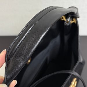 Chanel 2026 Hippie Hobo Bag 32cm Black Calfskin