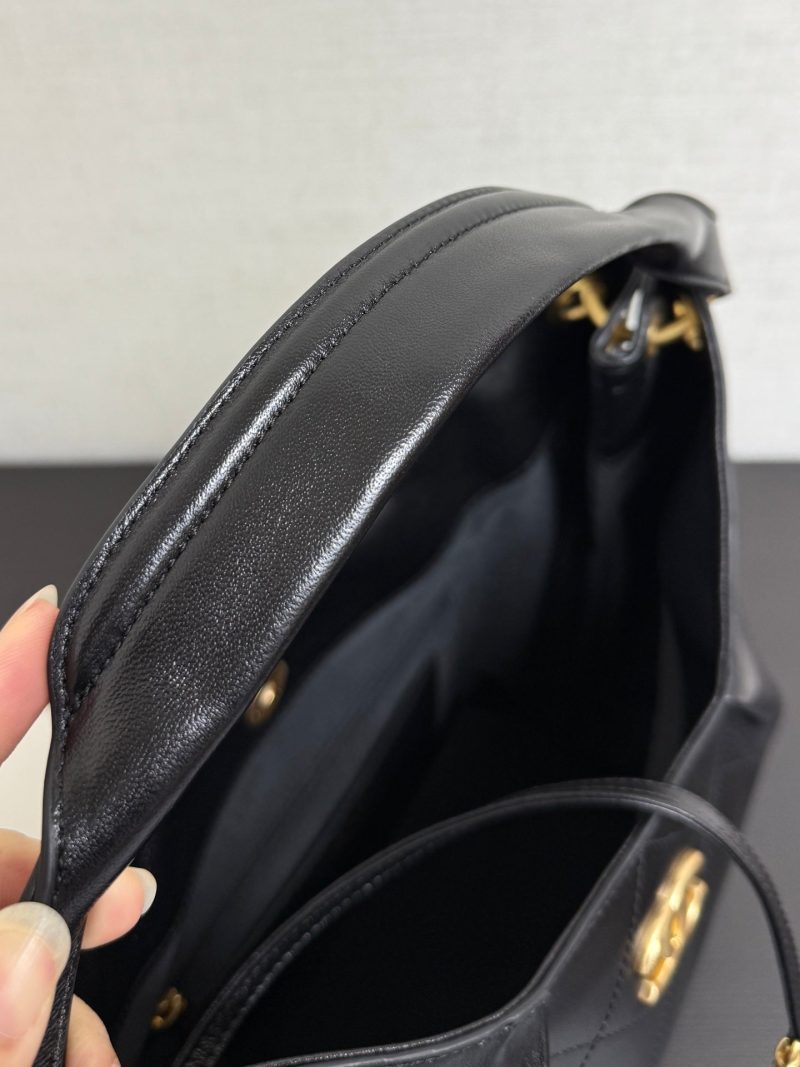 Chanel 2026 Hippie Hobo Bag 32cm Black Calfskin