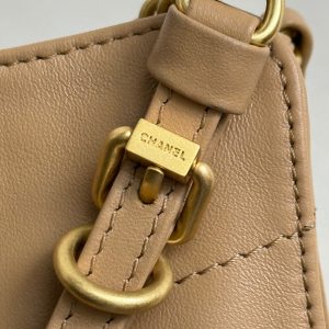 Chanel 2026 Maxi Coco Shopping Tote Bag 30cm Beige Calfskin