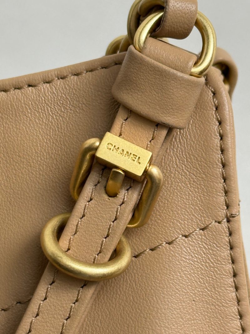 Chanel 2026 Maxi Coco Shopping Tote Bag 30cm Beige Calfskin