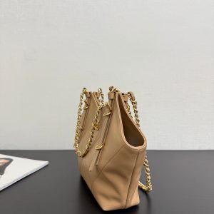 Chanel 2026 Maxi Coco Shopping Tote Bag 30cm Beige Calfskin