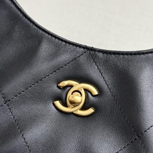 Chanel 2026 Maxi Coco Shopping Tote Bag 30cm Black Calfskin
