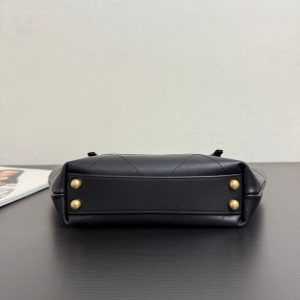 Chanel 2026 Maxi Coco Shopping Tote Bag 30cm Black Calfskin