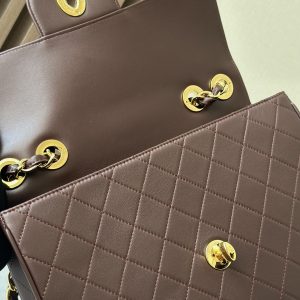 img_5b277192_20241112_i1731422823_326_8_jpg CC 2025 Flap Bag 30cm Brown Gold Lambskin 298108