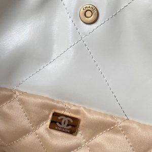 24C CC Hobo 22 bag 45cm Light Grey Lambskin