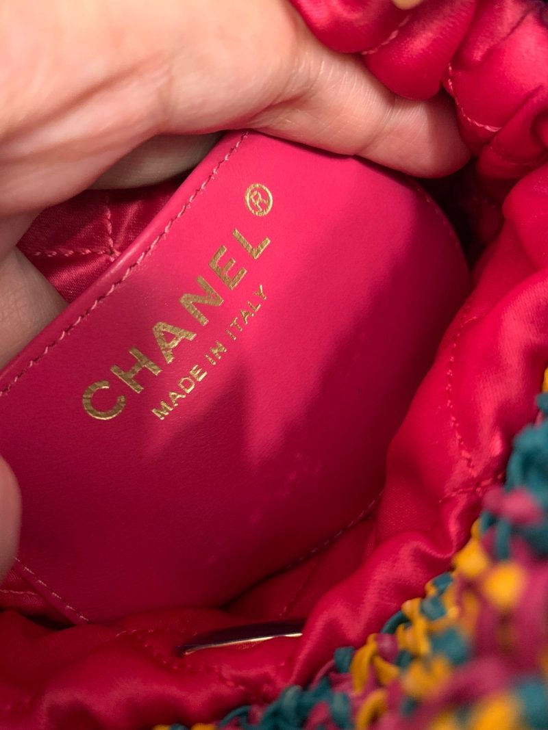 CC 22 Hobo 23cm Multicolor Macrame Calfskin Gold Hardware