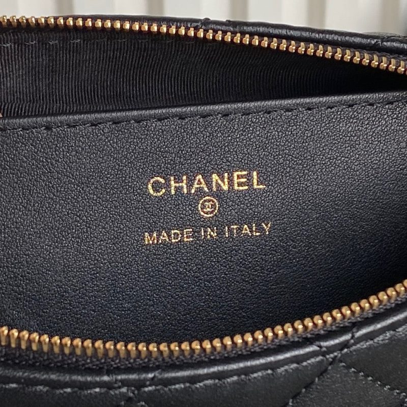 img_70762a6f_20241124_i1732459704_6183_0_jpg CC 25C Clutch With Strap 21cm Black Calfskin