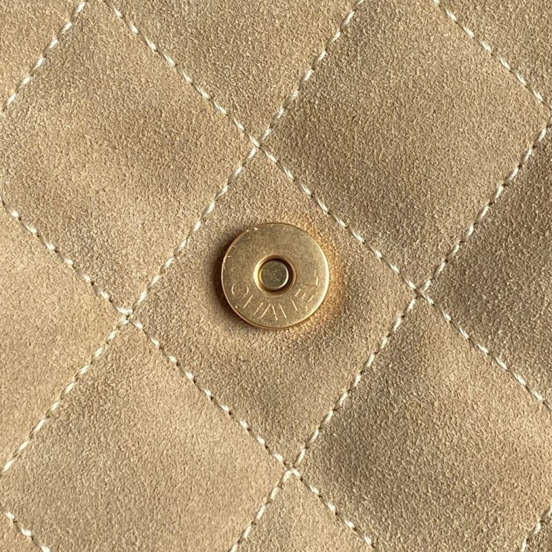 CC 25C Hobo Bag 40cm Beige Suede