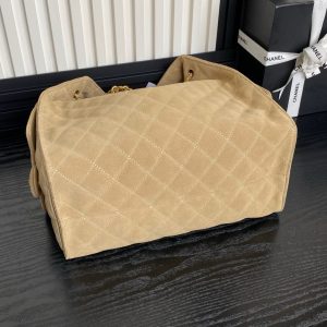 CC 25C Hobo Bag 40cm Beige Suede