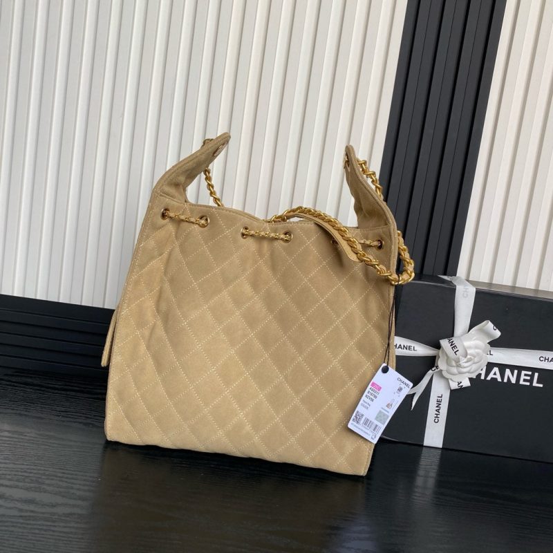 CC 25C Hobo Bag 40cm Beige Suede