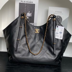 img_70762a6f_20250324_i1742823585401_241_0_0_jpg Chanel 2025 Maxi Hobo Bag 47cm Black Soft Calfskin 322113