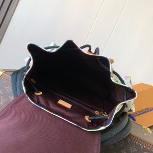 LV Christopher Large Backpack White Monogram Canvas