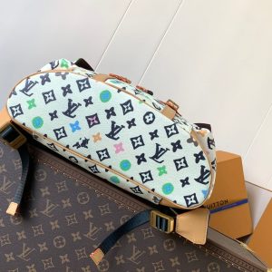 LV Christopher Large Backpack White Monogram Canvas