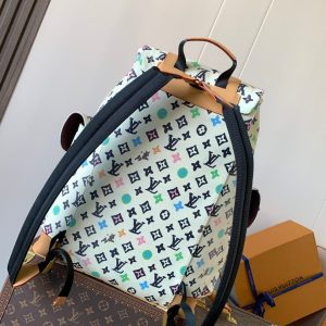 LV Christopher Large Backpack White Monogram Canvas