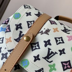 LV Christopher Large Backpack White Monogram Canvas