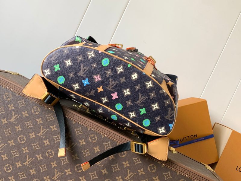 LV Christopher Large Backpack Multicolor Monogram Canvas