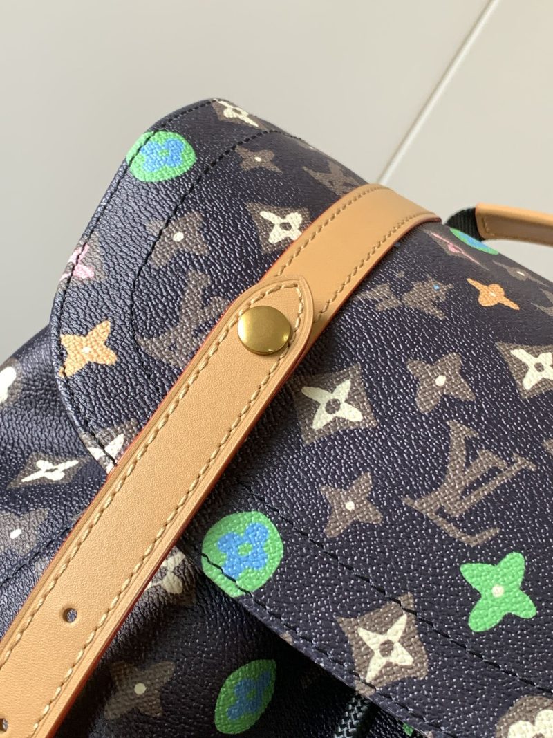 LV Christopher Large Backpack Multicolor Monogram Canvas