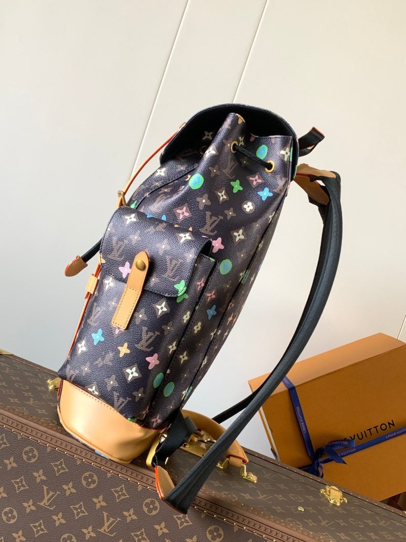LV Christopher Large Backpack Multicolor Monogram Canvas