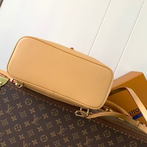 LV Soho MM Backpack 24cm Brown Beige Monogram Canvas & Cowhide