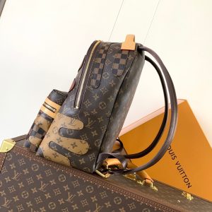 LV Discovery PM Backpack Brown Monogram Landscape Canvas