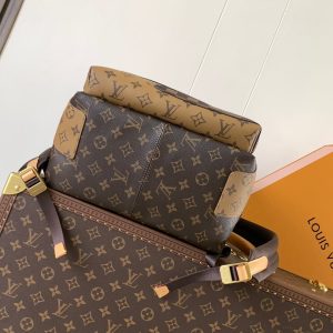 LV Discovery PM Backpack Brown Monogram Landscape Canvas
