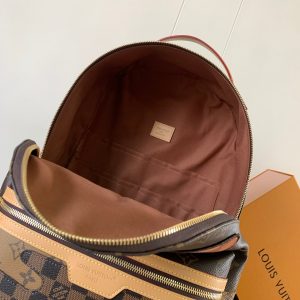 LV Discovery PM Backpack Brown Monogram Landscape Canvas