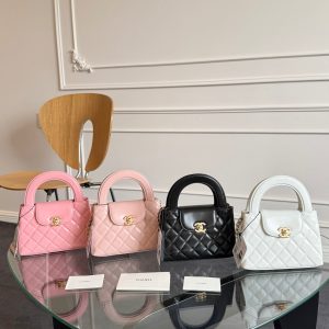 KELLY SHOPPING BAG 19 IN LIGHT PINK CALFSKIN GOLD HARDWARE