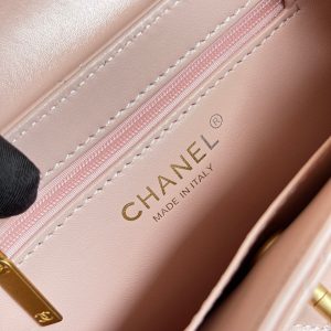 KELLY SHOPPING BAG 19 IN LIGHT PINK CALFSKIN GOLD HARDWARE