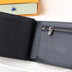 LV M60053 Amerigo Wallet Gray Monogram Canvas 224129